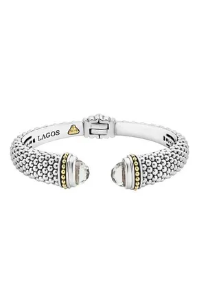 Lagos Rittenhouse Cuff in Silver/white Topaz at Nordstrom, Size Large