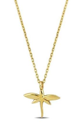 Delmar Dragonfly Pendant Necklace in Gold at Nordstrom Rack