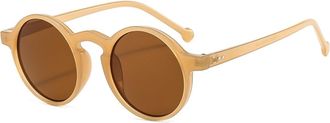 Generic Mens Outdoor Commuter Sunglasses Vacation Driving Commuter Womens Sun Glasses(Brown)