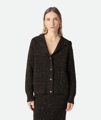 Bottega Veneta Cardigan A Coste Inglesi In Lana - Bottega Veneta
