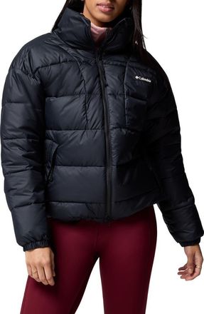 Columbia Pike Lake II Water Repellent Insulated Puffer Coat in Black at Nordstrom, Size Xx-Large