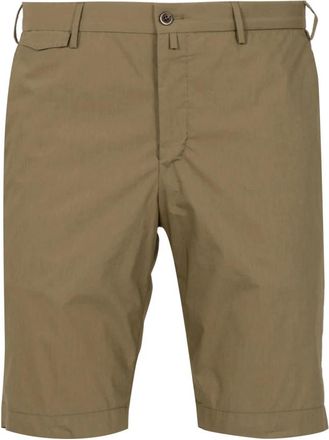 Pantaloni Torino Cotton Bermuda Shorts - Heren - Korte Broeken - Groen - 2XL - Katoen - Korte Broeken