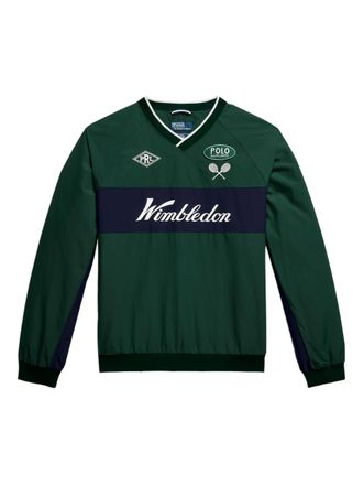 Polo Ralph Lauren x Wimbledon sweater met logo-applicatie - Groen