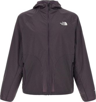 The North Face Purple Logo Hooded Jacket