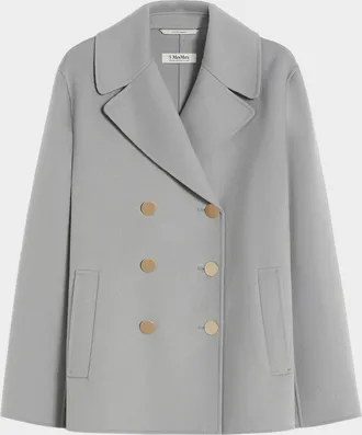 Max Mara Margot Double-Breasted Wool Short Coat