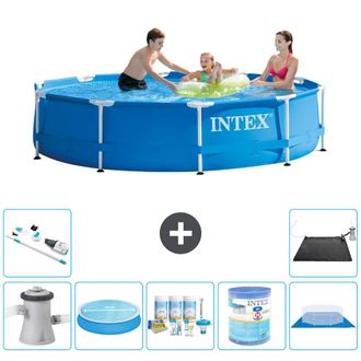 Intex Piscina Con Estructura Redonda - 305x76 Cm - 8-piezas S31697