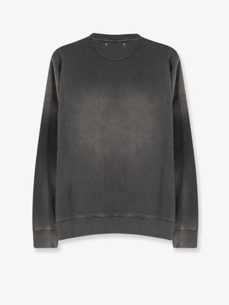 Golden Goose Logo-Embroidered Cotton Sweatshirt - Gray