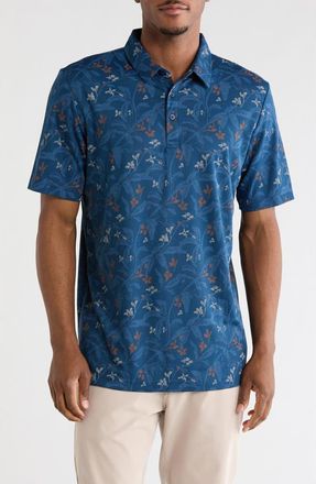 Travis Mathew Relationship Status Cotton Blend Polo in Titan at Nordstrom Rack, Size X-Large