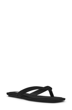 Steve Madden Trella Flip Flop in Black Sued at Nordstrom, Size 6.5