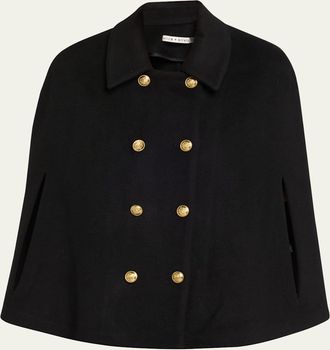 Alice & Olivia Reynalda Double-Breasted Cape