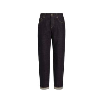 Dolce & Gabbana Pantaloni denim - male - Dolce & Gabbana - Straight Fit Jeans - Black - L - Jeans