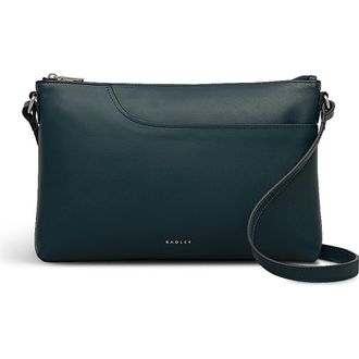 Radley London Pockets Medium Top Zip Crossbody Bag in Teal at Nordstrom Rack