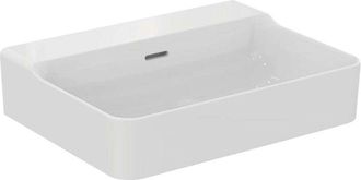 Ideal Lavabo Conca 600x450x165mm Blanco Sin Orificio Para Grifer&iacute;a, Con Rebosadero Standard