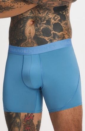 Savage x Fenty Shadow Fit Boxer Briefs in Blue Haze at Nordstrom, Size Xxx-Large