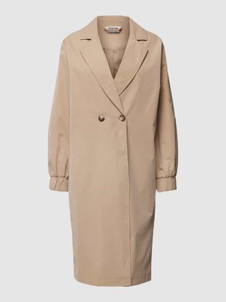 Noisy May Mantel mit Reverskragen in Sand, Gr&ouml;&szlig;e XL