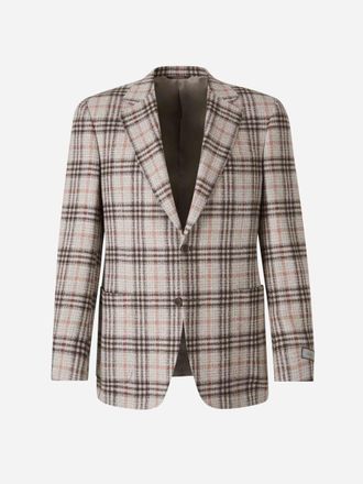 Canali Checked Pattern Americana