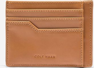 Cole Haan Mens Triboro Slim Card Case - Brown