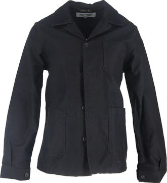 Comme Des Gar&ccedil;ons Comme des Gar&ccedil;ons Le Laboureur kort werkjack van zwart katoen