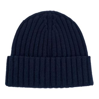 MC2 Saint Barth Accessoires, Heren, Blauw, ONE Size, Wol, Wengen Beanie