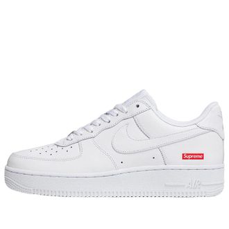 Nike x Supreme Air Force 1 Low Box Logo - White CU9225-100