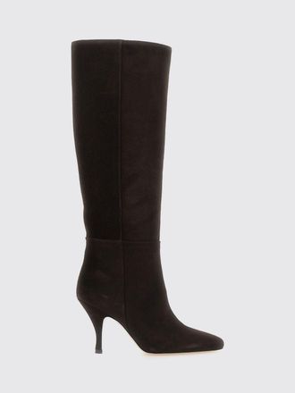 Semicouture Flat Ankle Boot Woman color Brown
