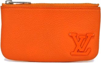 Louis Vuitton Orange Coin Purse/Coin Case (Pre-Owned)
