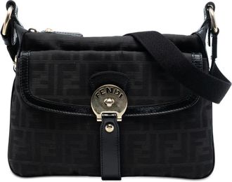 Fendi Pre-owned Fendi Zucca Canvas Chef Zip Crossbody Unisex 2516-8BT111.ACN-099