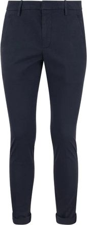 Dondup Gaubert Broeken - Heren - Chinos - Blauw - W40 - Katoen - Broeken