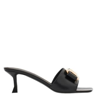 Ferragamo Zelie New Vara Plate Sandals, Size 8