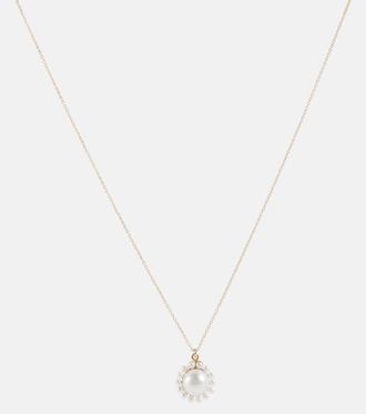 Sophie Bille Brahe Jeanne Simple 14kt gold necklace with freshwater pearls