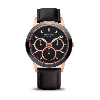 Bering Unisex Horloge Keramiek 40 mm Armband Roestvrij Staal- Keramiek Zilver Glanzend 33840-446 - unisex - Horloges - Zwart - ONE Size - Accessoires