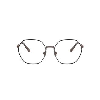 Brunello Cucinelli 0bc1001t Thin Geometric Titanium Eyeglasses with Adjustable Nose Pads