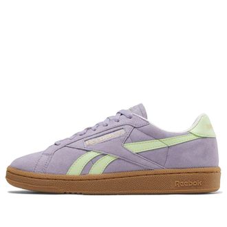 Reebok (WMNS) Reebok Club C Ground Sneakers Purple Green 100207963