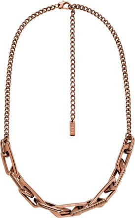 Diesel Stainless steel chain necklace - Necklaces - Unisex - Brown