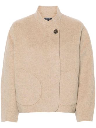 SOEUR Windsor jacket - women - Nylon/Wool - 1 - Neutrals