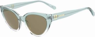 Love Moschino MOL064/S MVU/70 Womens Sunglasses Blue Size 53