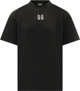 44 Label Group Standard Tee - Heren - T-shirts - Zwart - S - Tops