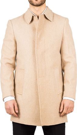 TruClothing Classic Collar Wool Blend Overcoat Classic Trench Coat Winter Jacket