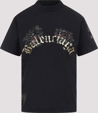 Balenciaga Slate Cotton T-shirt