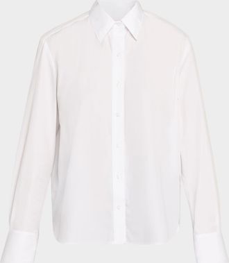 TWP Possetti Superfine Cotton Button-Front Shirt