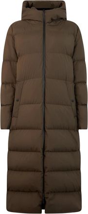 Herno Donsjas met capuchon - Dames - Parka Jassen - Bruin - 2XS - Polyester - Jassen