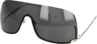 Gucci Herens Zonnebril Metaal Goud/Grijs