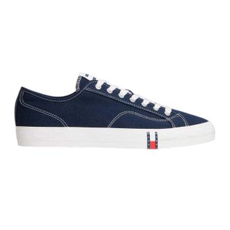 Tommy Jeans Platte Trainers Heren Canvas (Nachtelijke Marine)