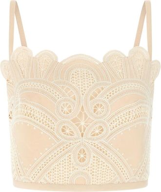 Elie Saab Tops - female - Elie Saab - Sleeveless Tops - White - XS - Tops