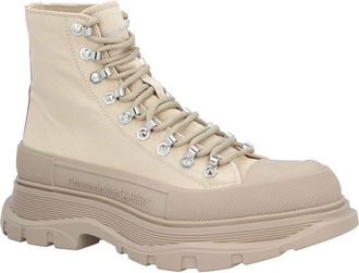 Alexander McQueen Alexander Mcqueen Mens Canvas Tread Slick Boot, Never Worn (Authentic Pre- Loved)