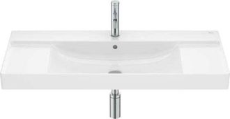 Roca Lavabo De Porcelana Mural Para Pedestal O Semipedestal Ona Roca Medidas: 1000x460x160 Mm