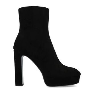 Jimmy Choo London Schoenen, Dames, Zwart, 40 EU, Leer, Marene Platform Laarzen