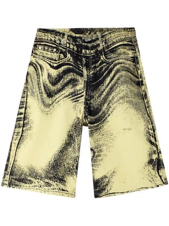Camperlab denim shorts - unisex - Organic Cotton/Recycled Cotton - 30 - Yellow