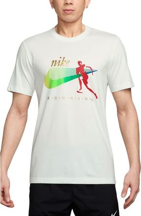 Nike IYKYK Dri-FIT Running T-Shirt in Summit White at Nordstrom Rack, Size Xx-Large