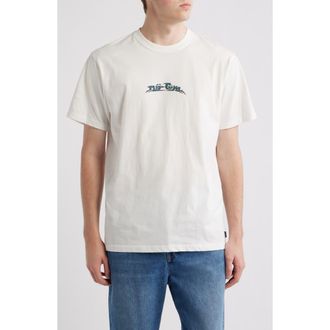 Rip Curl Hazed & Tubed Cotton Graphic T-Shirt in Bone at Nordstrom, Size Xx-Large